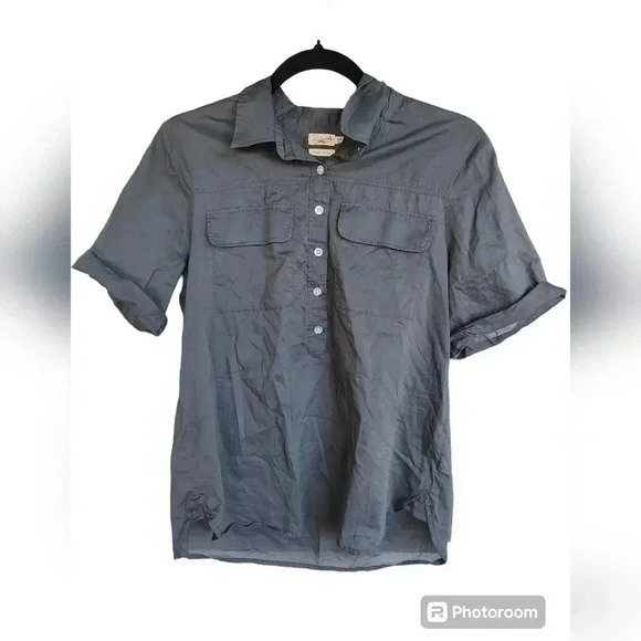 Faherty The Uptown Shirt in Washed Black - Picture 4 of 6